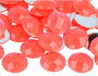 Innspiro Gemas Decorativas Acrílicas Círculo Rosa Fluor 25mm (100 unidades)