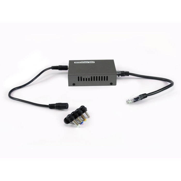 LevelOne POS-3000 Gigabit PoE Splitter 802.3at/af con salida ajustable 5-18V DC LevelOne POS-3000 Gigabit PoE Splitter 802.3at/af con salida ajustable 5-18V DC