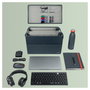 Leitz Bolsa de Trabajo para Hot Desking en Tela Gris con Tapa