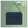 Leitz Bolsa de Trabajo para Hot Desking en Tela Gris con Tapa