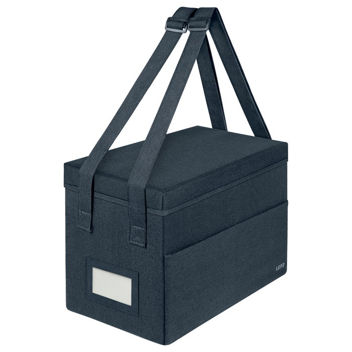 Leitz Bolsa de Trabajo para Hot Desking en Tela Gris con Tapa Leitz Bolsa de Trabajo para Hot Desking en Tela Gris con Tapa