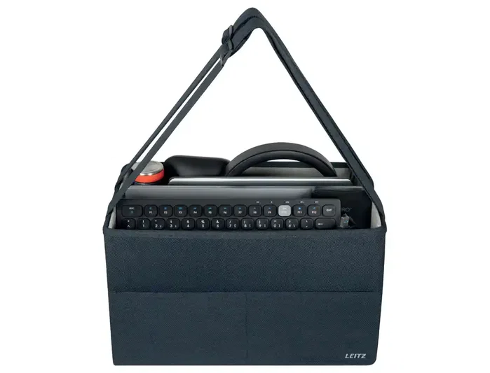 LEITZ Bolsa de tela para Hot Desking con tapa Gris