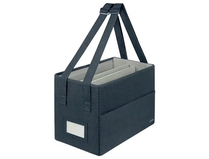 LEITZ Bolsa de tela para Hot Desking con tapa Gris
