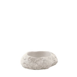 Summa Premium Cuenco o Bol de Piedra Natural Roca Blanca, Diámetro 11 cm