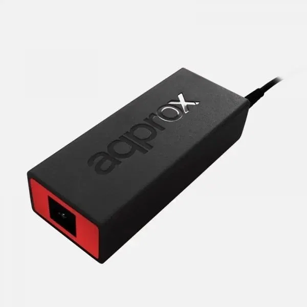 Approx APPUA90BRV5 Cargador Universal para Portátil 90W Automático, Incluye 13 Adaptadores, Compatible con la Mayoría de Marcas