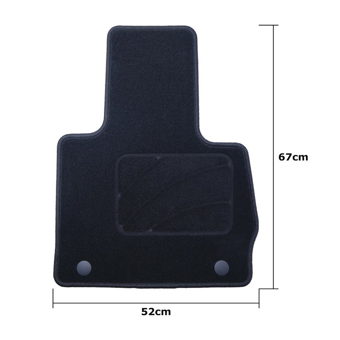 OCC Design Alfombrillas Coche 5 Piezas para BMW E53 X5 1999-2007 con Ribete Verde, Ajuste Especifico, Reverso Antideslizante, Ref. OCCBW0010GR