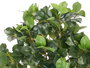 Ibergarden Planta Árbol Artificial, 110 cm de Alto, en Maceta, Verde con Tronco Marrón, 120 Hojas (Set de 4)