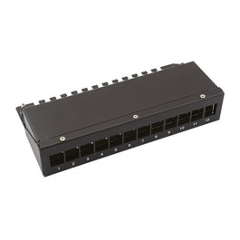 VALUE Keystone-Modulträger 12-Port negro