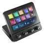 Mars Gaming MSD-PRO Control Deck con Pantalla Táctil y 10 Teclas LCD para Streaming, Gaming y Trabajo - 4 Diales - Hub USB - Negro