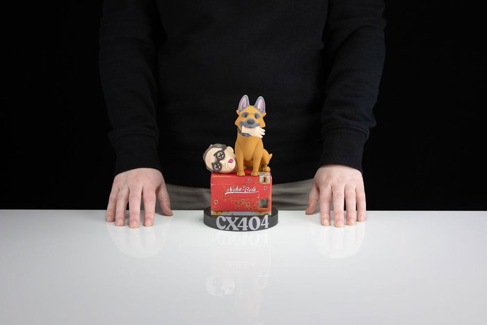 Fallout Figura Vinyl CX404 & Wilzig (Head) Stylized 20 cm