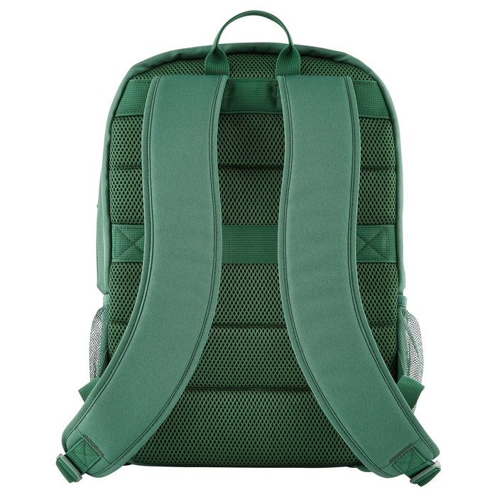HP Campus - Mochila para Portátil 15.6", Verde/Gris, Impermeable, Compartimento para Tableta, Poliéster, 490g