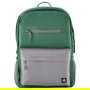 HP Campus - Mochila para Portátil 15.6", Verde/Gris, Impermeable, Compartimento para Tableta, Poliéster, 490g