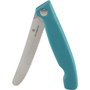 Victorinox Swiss Classic Cuchillo de Pelar Plegable Verde con Hoja Serrada Detectable de 11 cm, Acero Inoxidable
