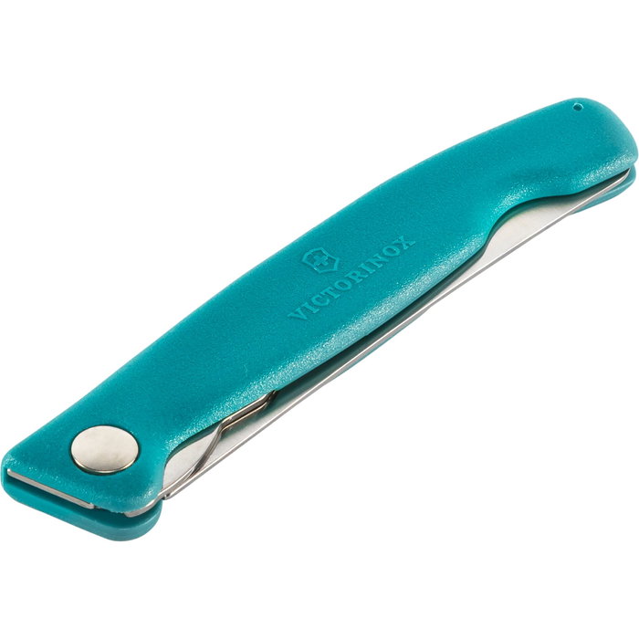 Victorinox Swiss Classic Cuchillo de Pelar Plegable Verde con Hoja Serrada Detectable de 11 cm, Acero Inoxidable Victorinox Swiss Classic Cuchillo de Pelar Plegable Verde con Hoja Serrada Detectable de 11 cm, Acero Inoxidable