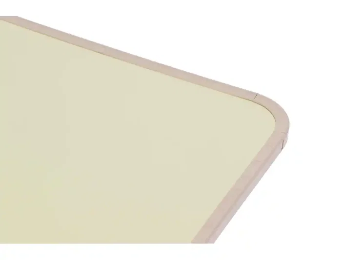 Bi-Office Pizarra Blanca Magnética Easy con Rotulador, Color Amarillo, 279 x 355 mm