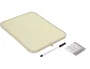 Bi-Office Pizarra Blanca Magnética Easy con Rotulador, Color Amarillo, 279 x 355 mm