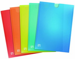 Dosier Uñero Oxford Urban Easy Go Pp Translucido A4 (300Μ) Surtido (5 Colores) (Set de 10)