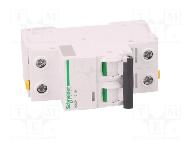 SCHNEIDER ELECTRIC ACTI9 iC60H Interruptor Magnetotérmico 2 Polos 1A Característica C SCHNEIDER ELECTRIC ACTI9 iC60H Interruptor Magnetotérmico 2 Polos 1A Característica C