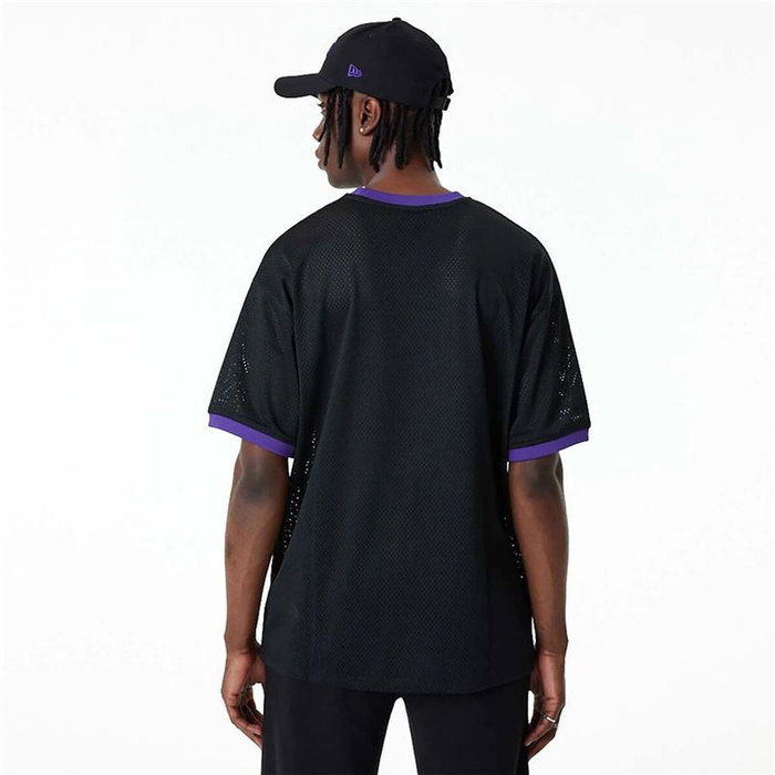 Camiseta de Manga Corta Hombre New Era 60357111 Negro (S)
