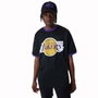 Camiseta de Manga Corta Hombre New Era 60357111 Negro (S)
