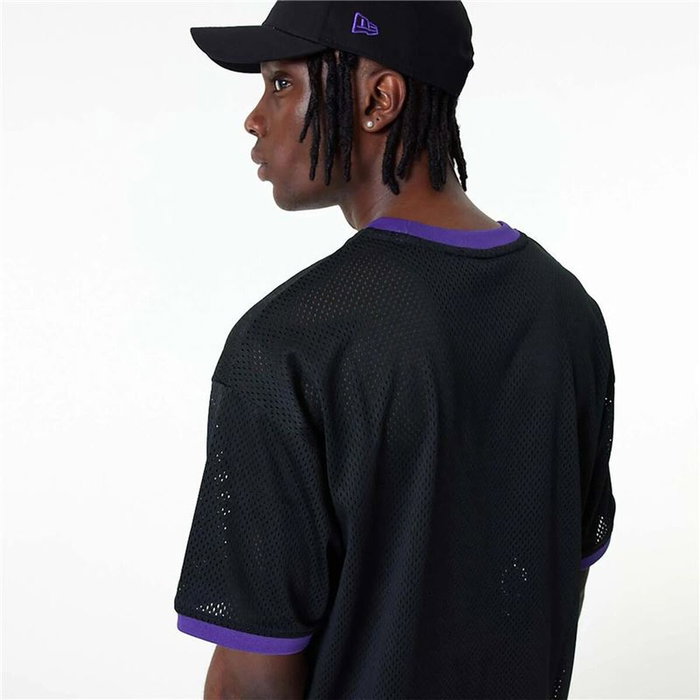 Camiseta de Manga Corta Hombre New Era 60357111 Negro (S)