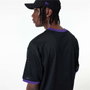 Camiseta de Manga Corta Hombre New Era 60357111 Negro (S)
