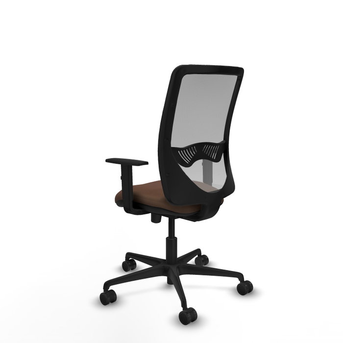 PIQUERAS Y CRESPO Silla de oficina Zulema con mecanismo Sincro/Traslack, Marrón y Gris PIQUERAS Y CRESPO Silla de oficina Zulema con mecanismo Sincro/Traslack, Marrón y Gris