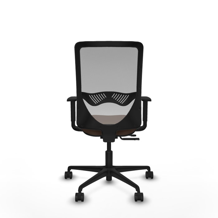 PIQUERAS Y CRESPO Silla de oficina Zulema con mecanismo Sincro/Traslack, Marrón y Gris PIQUERAS Y CRESPO Silla de oficina Zulema con mecanismo Sincro/Traslack, Marrón y Gris