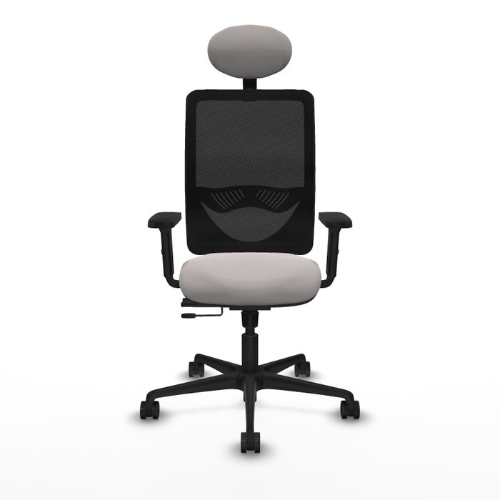 PIQUERAS Y CRESPO Silla de oficina Zulema con mecanismo Sincro/Traslack, Blanco y Negro PIQUERAS Y CRESPO Silla de oficina Zulema con mecanismo Sincro/Traslack, Blanco y Negro