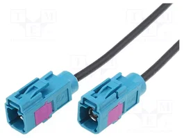 ESOL Cable de conexión coaxial Fakra tomacorriente a Fakra tomacorriente, 2m
