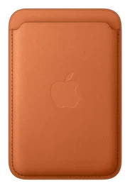 Apple MGH64ZM/A - Funda/Cartera FineWoven con MagSafe para iPhone, Microtwill, Color Naranja, Compatibilidad Total (iPhone 12-17)