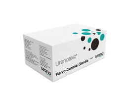 Uranotest Economy Pack: Test Rápido para Detectar Parvovirus, Coronavirus y Giardia en Perros - 15 unidades
