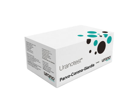 Uranotest Economy Pack: Test Rápido para Detectar Parvovirus, Coronavirus y Giardia en Perros - 15 unidades