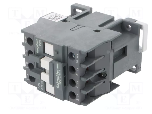 SCHNEIDER ELECTRIC Contactor Easy TeSys LC1E1810M5 18A 220VAC