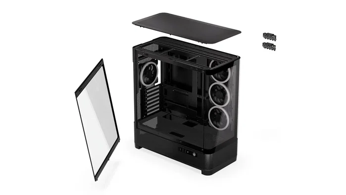 Endorfy Aquarius 8000 Corona Caja Ordenador Showcase Panel de Cristal Compatible E-ATX
