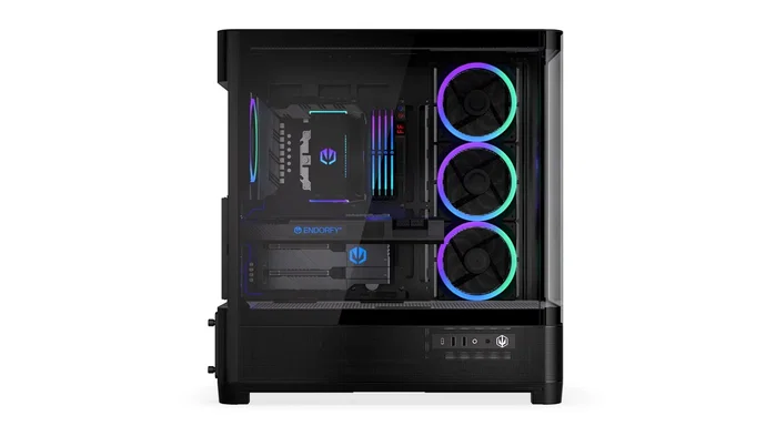 Endorfy Aquarius 8000 Corona Caja Ordenador Showcase Panel de Cristal Compatible E-ATX