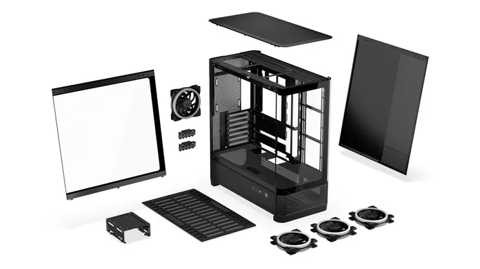 Endorfy Aquarius 8000 Corona Caja Ordenador Showcase Panel de Cristal Compatible E-ATX