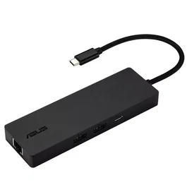 ASUS BDS010 Base para portátil y replicador de puertos 8 en 1 Negro