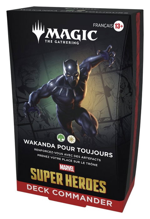 Wizards of the Coast Magic the Gathering Marvel Super Heroes Commander Decks Caja (4) francés Wizards of the Coast Magic the Gathering Marvel Super Heroes Commander Decks Caja (4) francés