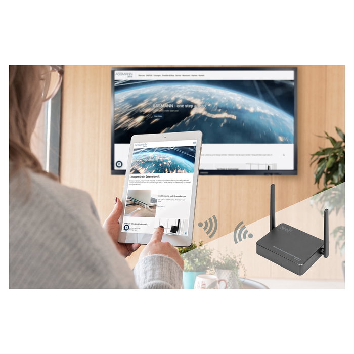 Digitus Click & Present Pro DS-55317 Sistema de colaboración inalámbrico Negro, Gris Digitus Click & Present Pro DS-55317 Sistema de colaboración inalámbrico Negro, Gris