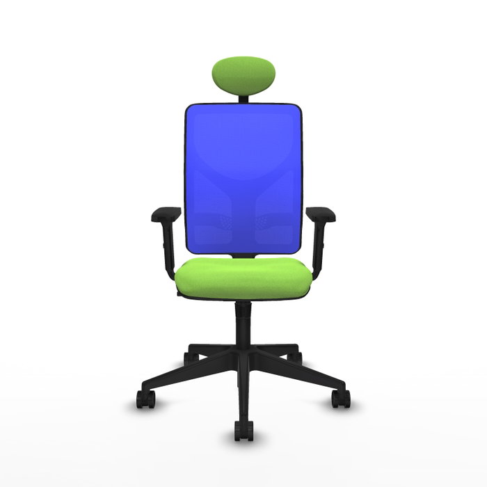PIQUERAS Y CRESPO Silla de oficina Motilla con mecanismo Sincro, Pistacho y Azul PIQUERAS Y CRESPO Silla de oficina Motilla con mecanismo Sincro, Pistacho y Azul