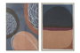 DKD Home Decor Cuadro Abstracto en Lienzo y PS de 84x4,5x123 cm, Surtido de 2 unidades