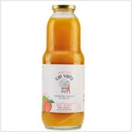 CAL VALLS Zumo Melocoton Y Uva 1 Litro Eco