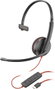 Poly Blackwire 3210 Monaural USB-C con Adaptador USB-C/A