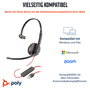 Poly Blackwire 3210 Monaural USB-C con Adaptador USB-C/A