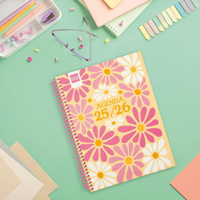 Finocam 536140426 Agenda Escolar 2025-2026 Diva 4º Semana Vista Horizontal 155x212mm Spring+ Finocam 536140426 Agenda Escolar 2025-2026 Diva 4º Semana Vista Horizontal 155x212mm Spring+