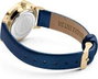 Daisy Dixon Reloj DD086UG con caja dorada y correa azul
