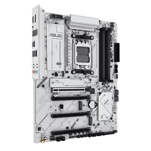 ASUS B850 MAX GAMING WIFI W Blanco con Zócalo AM5 ASUS B850 MAX GAMING WIFI W Blanco con Zócalo AM5