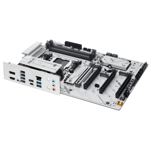 ASUS B850 MAX GAMING WIFI W Blanco con Zócalo AM5 ASUS B850 MAX GAMING WIFI W Blanco con Zócalo AM5