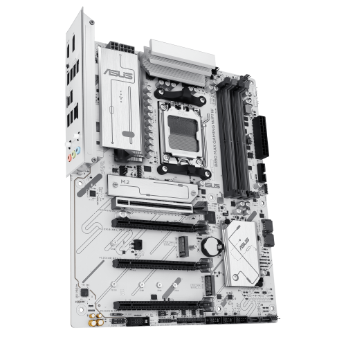 ASUS B850 MAX GAMING WIFI W Blanco con Zócalo AM5 ASUS B850 MAX GAMING WIFI W Blanco con Zócalo AM5